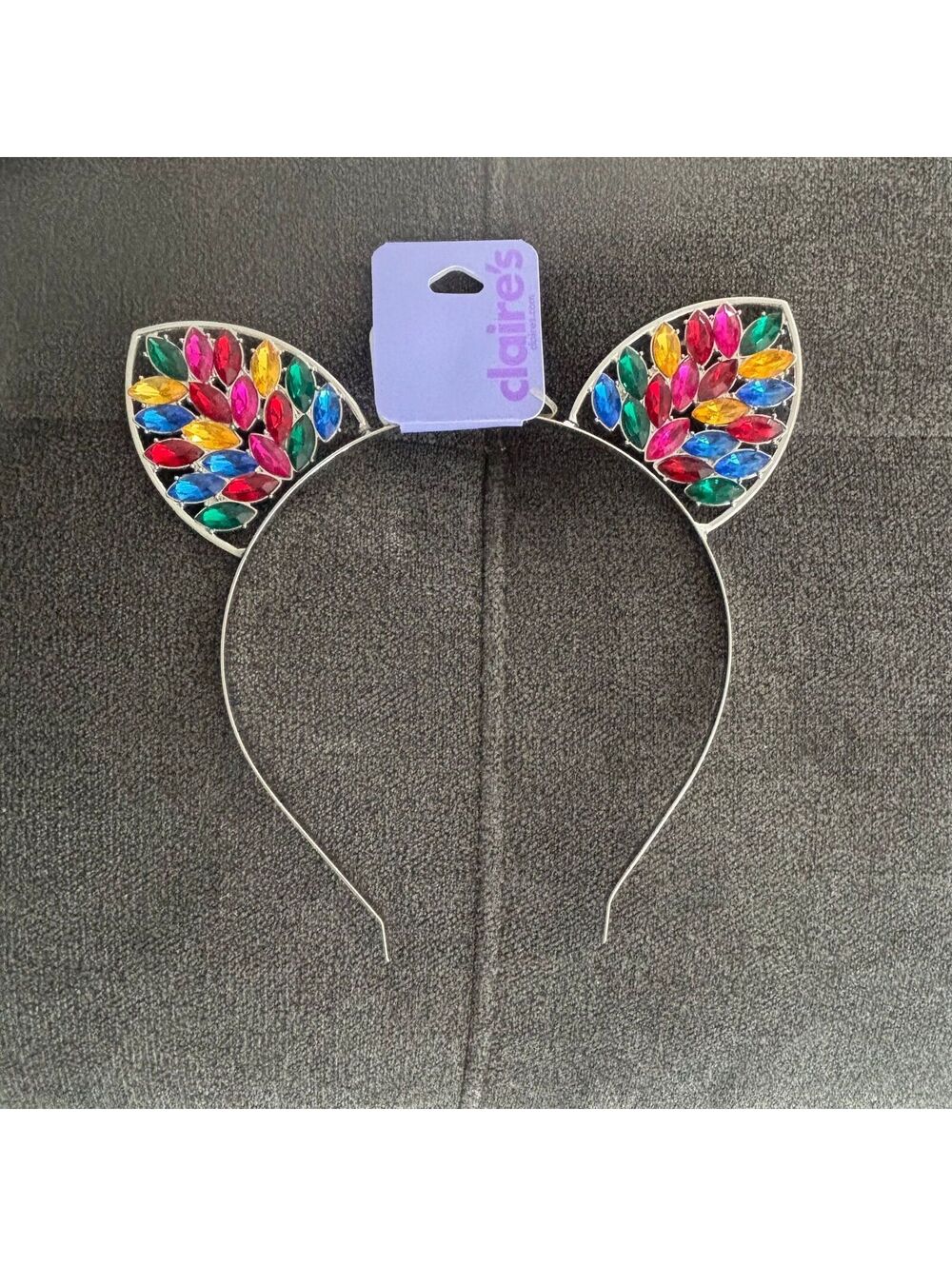 Claire’s Bedazzled Cat Ears Headband